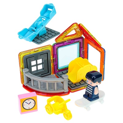 Магнитный конструктор 20 деталей Рыжий кот 2001541 1